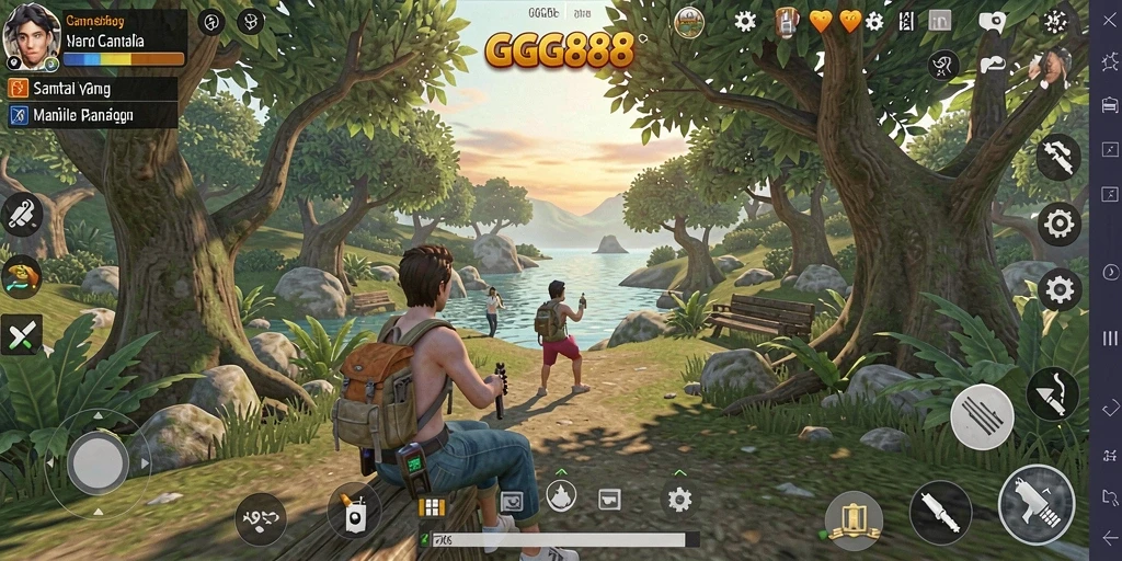 Screenshot GGG888 menampilkan aksi seru dalam gameplay Casual.