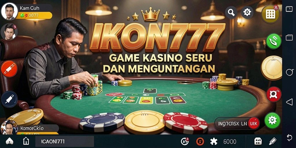 Tampilan menarik dalam gameplay Kasino yang mendebarkan.