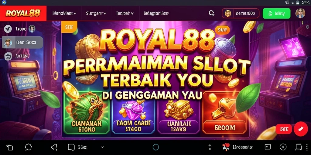 Screenshot gameplay Slot ROYAL88 yang menarik dan penuh warna.