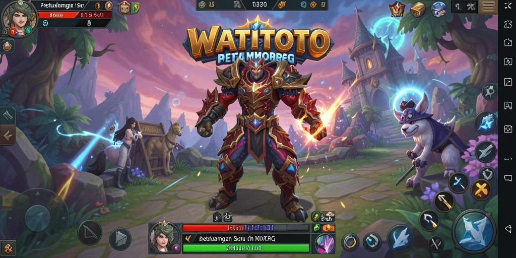 Gameplay seru dan interaksi dalam dunia WATITOTO.